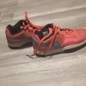 Nike Women's Vibrant Pink and Blue Sneakers